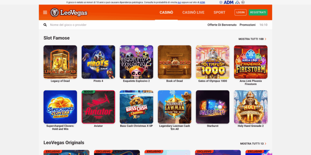 LeoVegas casino